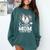Senior Mom Class Of 2026 Baseball Graduation Heart Comfort Colors Sweatshirt Blue Spruce