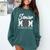 Senior Mom Class Of 2026 Graduation Comfort Colors Sweatshirt Blue Spruce