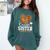 Senior Sister Class Of 2026 Basketball Graduation Heart Comfort Colors Sweatshirt Blue Spruce