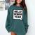 Seniors Class Of 2026 Back To School Graduation Comfort Colors Sweatshirt Blue Spruce