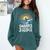 I Like Sharks & Maybe Like 3 People Humor Introverts Summer Comfort Colors Sweatshirt Blue Spruce