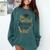 She Believed She Could So She Did Graduation Shirt Comfort Colors Sweatshirt Blue Spruce