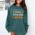 Silhouette Cutting Now Minimal Socializing Introvert Comfort Colors Sweatshirt Blue Spruce