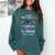 So Long Kindergarten Graduation Look Out 1st Grade 2025 Kids Premium Tri-Blend Comfort Colors Sweatshirt Blue Spruce