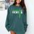 Soccer Senior Night Soccer Senior 2025 Graduation 14 Comfort Colors Sweatshirt Blue Spruce