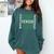 Soccer Senior Night Soccer Senior 2025 Graduation 45 Comfort Colors Sweatshirt Blue Spruce