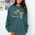 Social Work s Coffee Graduation Social Worker Comfort Colors Sweatshirt Blue Spruce