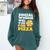Social Worker Will Work For Pizza Graduation Comfort Colors Sweatshirt Blue Spruce