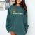 Sorry Can't Doctoral Student Bye PhD Graduation Party Comfort Colors Sweatshirt Blue Spruce