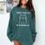 Sorry I Can’t Go I’m An Indoor Cat Introvert Lover Comfort Colors Sweatshirt Blue Spruce