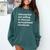 Spreadsheet Nerd Introverted Accountant Comfort Colors Sweatshirt Blue Spruce