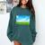 Out Standing In Her Field Graduation Tee Comfort Colors Sweatshirt Blue Spruce