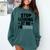 Stop Looking At Me I’m Hiding Sarcastic Introvert Joke Comfort Colors Sweatshirt Blue Spruce