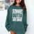 Straight Outta 3rd Grade Graduation Class 2025 Third Grade Comfort Colors Sweatshirt Blue Spruce