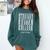 Straight Outta College s Graduation Comfort Colors Sweatshirt Blue Spruce