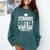 Straight Outta Culinary School Graduation Idea Class Of 2025 Comfort Colors Sweatshirt Blue Spruce