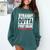 Straight Outta First Grade Class Of 2018 Graduation Comfort Colors Sweatshirt Blue Spruce