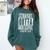 STRAIGHT OUTTA HIGH SCHOOL 2018 Graduation Grad Shirt Comfort Colors Sweatshirt Blue Spruce