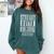 Straight Outta High School s Graduation Comfort Colors Sweatshirt Blue Spruce