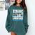 Straight Outta Junior High School Graduation Class Of 2022 Comfort Colors Sweatshirt Blue Spruce