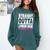 Straight Outta Junior High School Graduation Comfort Colors Sweatshirt Blue Spruce