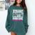 Straight Outta Nursing School Class Of 2018 Graduation Comfort Colors Sweatshirt Blue Spruce