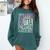 Straight Outta Preschool Class Of 2022 School Graduation Comfort Colors Sweatshirt Blue Spruce