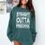 Straight Outta Preschool Shirt Graduation Idea Comfort Colors Sweatshirt Blue Spruce