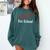 Straight Outta Vet School Graduation Veternarians I Survived Comfort Colors Sweatshirt Blue Spruce
