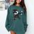 Student Graduation 2022 Panda Football Boys Girls Teenager Comfort Colors Sweatshirt Blue Spruce