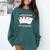 Summa Cum Laude Class Of 2021 Graduate Win Senior Graduation Comfort Colors Sweatshirt Blue Spruce
