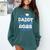 Super Proud Daddy Of 2025 Graduate Senior Graduation Family Comfort Colors Sweatshirt Blue Spruce