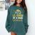 Super Proud Little Cousin Of 2025 Graduate Graduation Family Comfort Colors Sweatshirt Blue Spruce