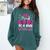 Super Proud Mom Of 2025 Graduate Senior Graduation Family Comfort Colors Sweatshirt Blue Spruce