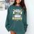 Super Proud Uncle Of A Class Of 2026 Graduate Graduation Comfort Colors Sweatshirt Blue Spruce