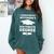 I Survived My Boyfriend's Doctorate Degree Graduation Comfort Colors Sweatshirt Blue Spruce