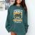 i Survived My Dads Doctorate Program Graduation Comfort Colors Sweatshirt Blue Spruce