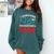 I Survived My Daughter's Nurse Degree School Graduation Comfort Colors Sweatshirt Blue Spruce