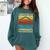 I Survived My Husband's Master's Degree Graduation Comfort Colors Sweatshirt Blue Spruce