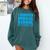 I Survived Medical School Class Of 2018 Graduation Comfort Colors Sweatshirt Blue Spruce
