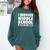 I Survived Middle School Class Of 2018 Graduation Comfort Colors Sweatshirt Blue Spruce