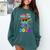 I Survived Nursing School Of 2024 Student Graduation 2024 Comfort Colors Sweatshirt Blue Spruce