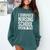 I Survived Nursing School Class Of 2018 RN Graduation Shirt Comfort Colors Sweatshirt Blue Spruce