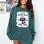 I Survived Nursing School Graduation 2025 Comfort Colors Sweatshirt Blue Spruce