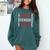 Swimming Senior Night Swimming Senior 2025 Graduation 40 Comfort Colors Sweatshirt Blue Spruce