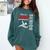 Swimming Team Senior Class Of 2025 Graduation 2025 Comfort Colors Sweatshirt Blue Spruce