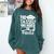 The Tassel Was Worth The Hassle Graduation Class Premium Tri-Blend Comfort Colors Sweatshirt Blue Spruce