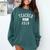 Teacher Established 2018 Shirt For Teacher Graduation Men Women Comfort Colors Sweatshirt Blue Spruce