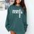 Tennis Senior Night Tennis Senior 2025 Graduation 3 Comfort Colors Sweatshirt Blue Spruce