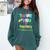 Thank You Teacher Appreciation Graduation Men Women Kids Comfort Colors Sweatshirt Blue Spruce